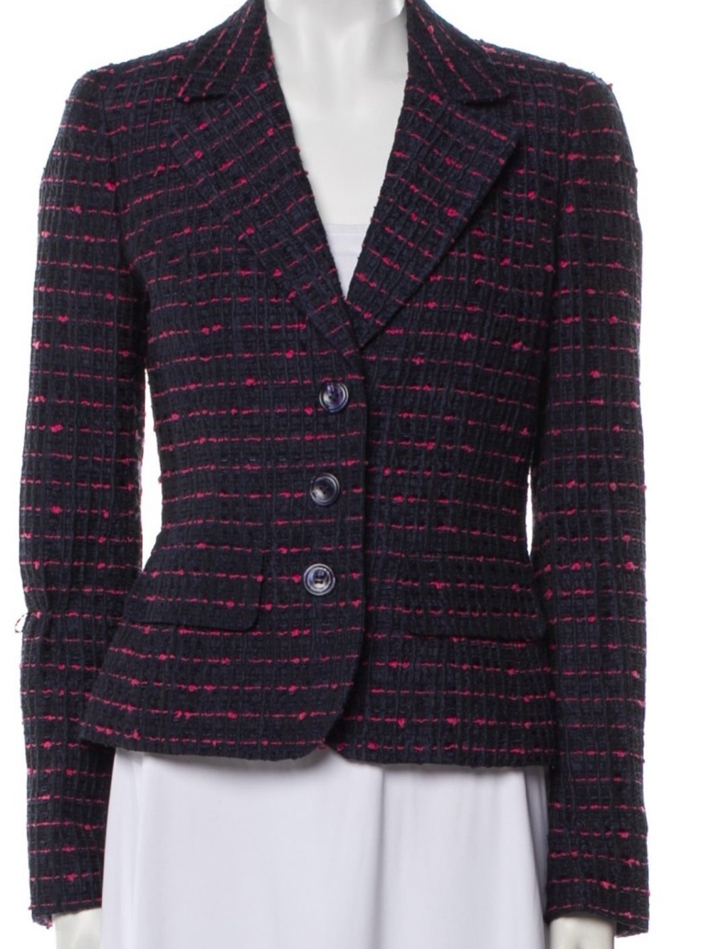 Vintage Escada Women’s Tweed Blazer Jacket